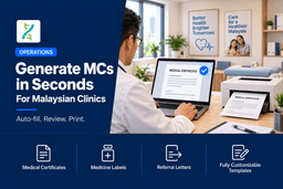 How to Generate a Medical Certificate (MC) in Malaysia in Seconds